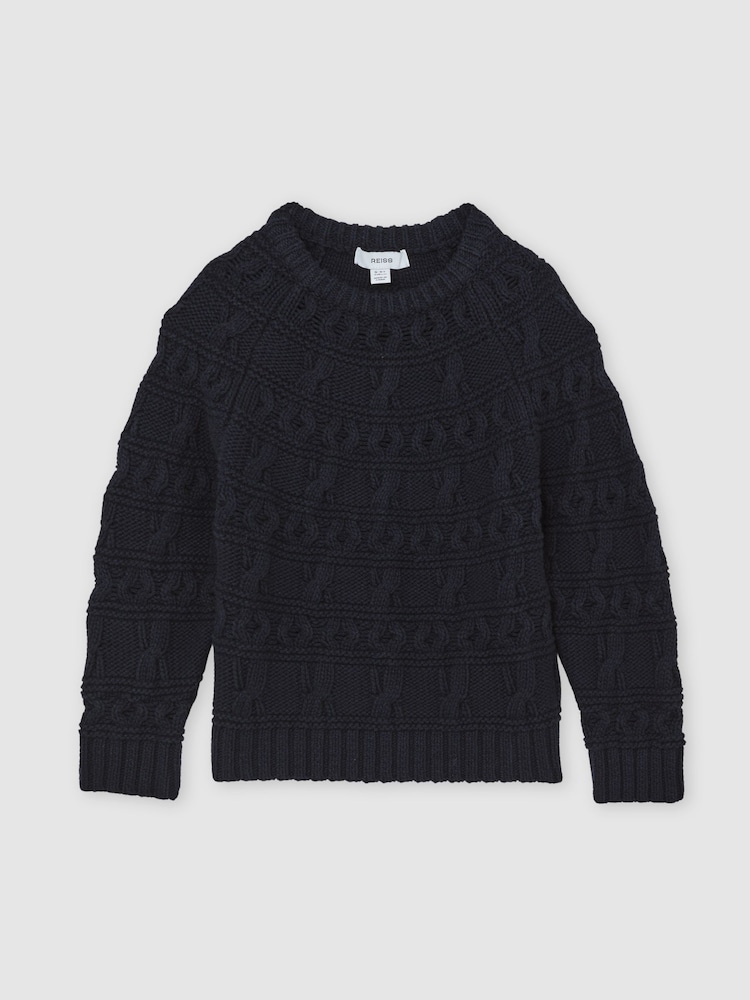 Reiss Navy Lark Jumper - Image 1 of 4