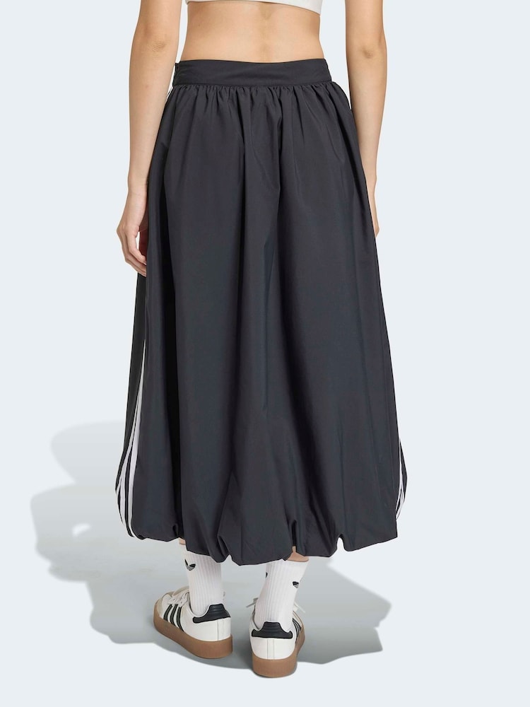 adidas Originals Black Balloon Long Skirt - Image 2 of 5