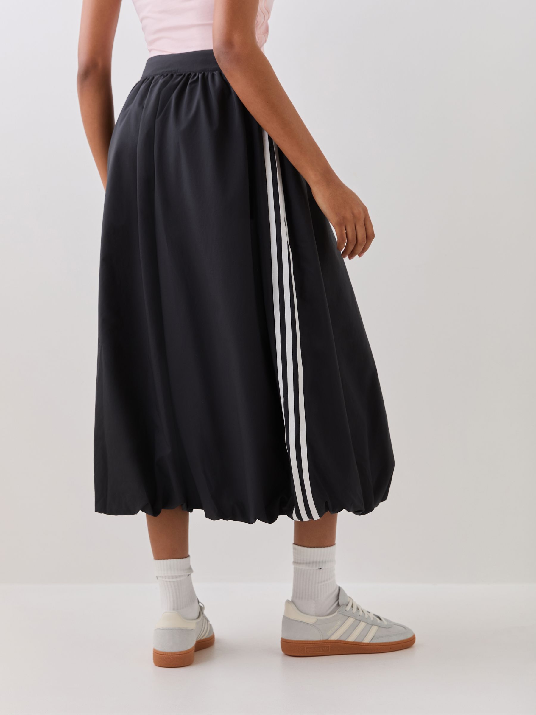Buy adidas Originals Black Balloon Long Skirt from Next USA