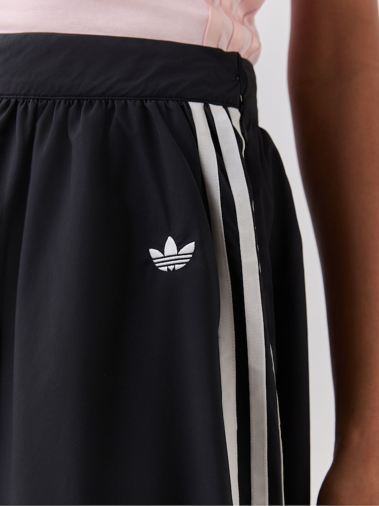 adidas Originals Black Balloon Long Skirt - Image 4 of 4