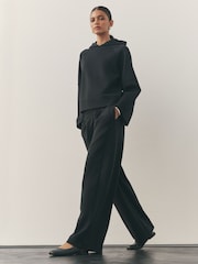 Nothing Ordinary Black Luxe Wide Leg PT-Trousers - Image 1 of 6