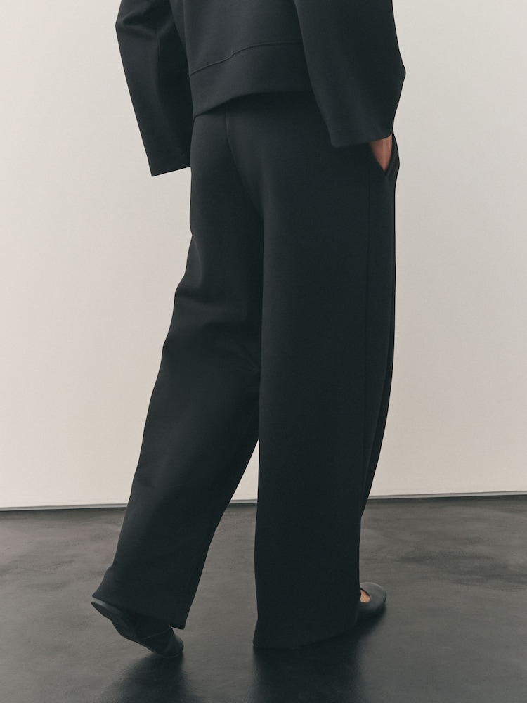 Nothing Ordinary Black Luxe Wide Leg PT-Trousers - Image 6 of 6