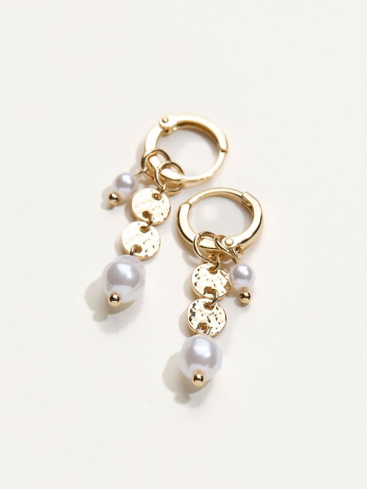 Boucles d’oreilles FatFace nacrées - Image 4 de 4