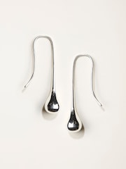 FatFace Silver Tone Drop Earrings - Image 1 of 2