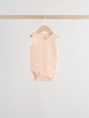 Green/Blue Vest Baby Bodysuits 5 Pack - Image 8 of 13