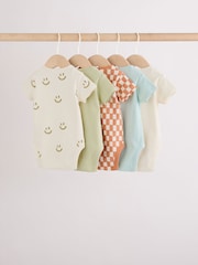 Multi - Mânecă scurtă Bebeluși Body-uri 5 Pachet - Imaginea 7 din 11