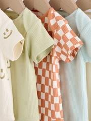 Multi - Mânecă scurtă Bebeluși Body-uri 5 Pachet - Imaginea 9 din 11