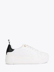 KG Kurt Geiger Lighter Lace Up Black Trainers - Image 1 of 5