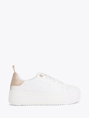 KG Kurt Geiger Pink Lighter Lace Up Trainers - Image 2 of 5