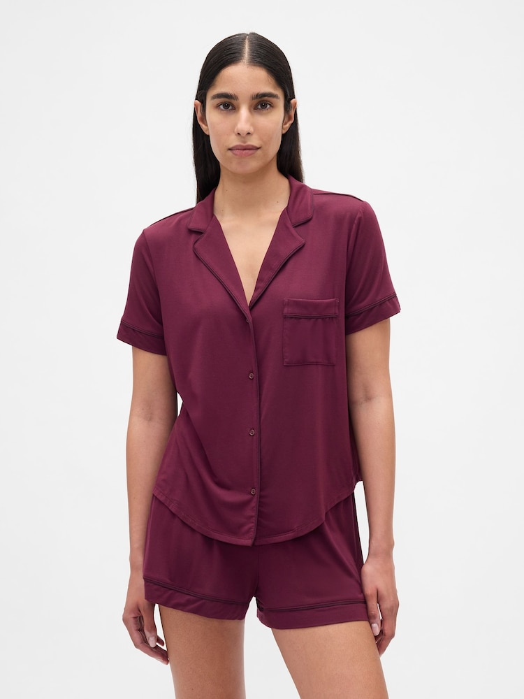 Gap Red Modal Pyjamas Top - Image 1 of 3