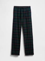 Gap Navy Blue Relaxed Flannel Pyjama Trousers - Image 4 of 4