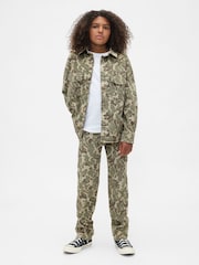 Gap Green Relaxed Camo Denim Shirt (4-13yrs) (4-13yrs) - Image 3 of 5