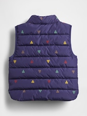 Gap Blue ColdControl Puffer Vest (6mths-5yrs) (6mths-5yrs) - Image 2 of 3