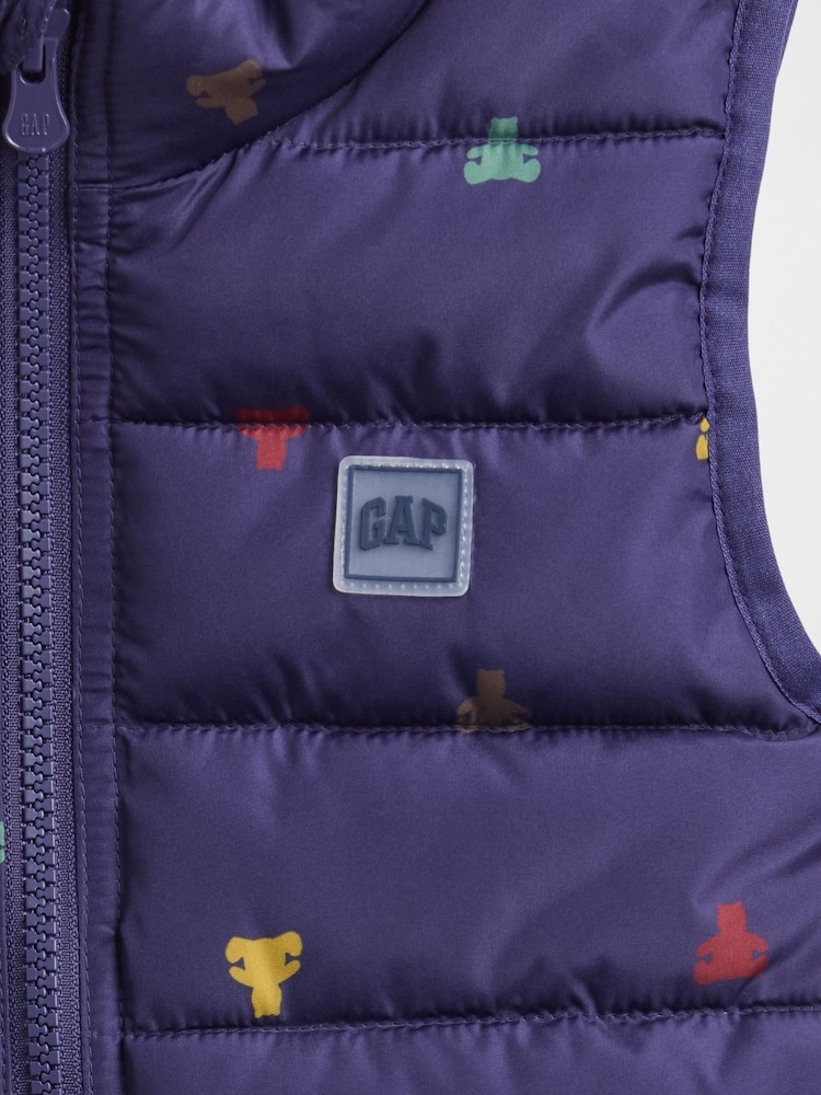 Gap Blue ColdControl Puffer Vest (6mths-5yrs) (6mths-5yrs) - Image 3 of 3
