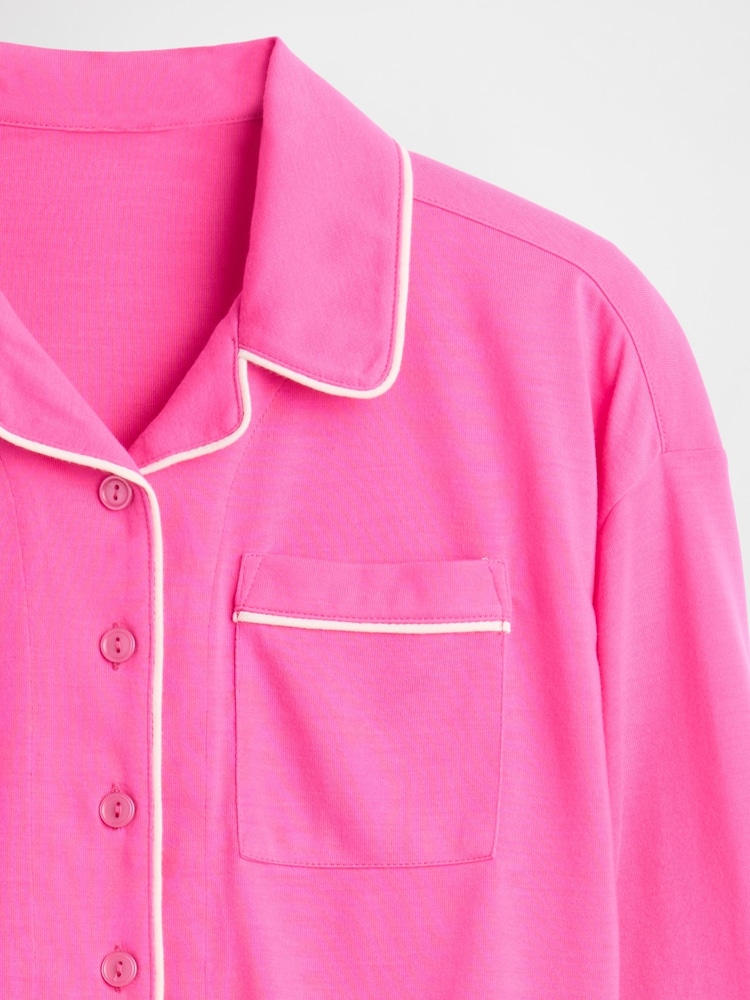 Gap Pink Pyjama Top & Trousers Set (6-13yrs) (6-13yrs) - Image 4 of 4