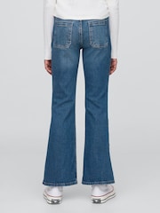 Gap Blue High Rise 70s Flare Jeans (5-13yrs) (5-13yrs) - Image 2 of 6
