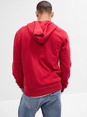 Gap Red Relaxed Logo Zip Hoodie - Image 2 of 3