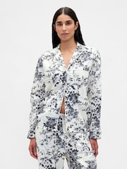 Gap White Poplin Pyjama Shirt - Image 1 of 4
