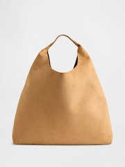 Gap Brown Vegan Suede Slouchy Tote Bag - Image 1 of 3