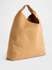 Gap Brown Vegan Suede Slouchy Tote Bag - Image 3 of 3