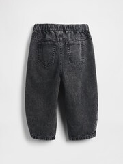 Gap Black Pull On Barrel Jeans (6mths-5yrs) (6mths-5yrs) - Image 4 of 5