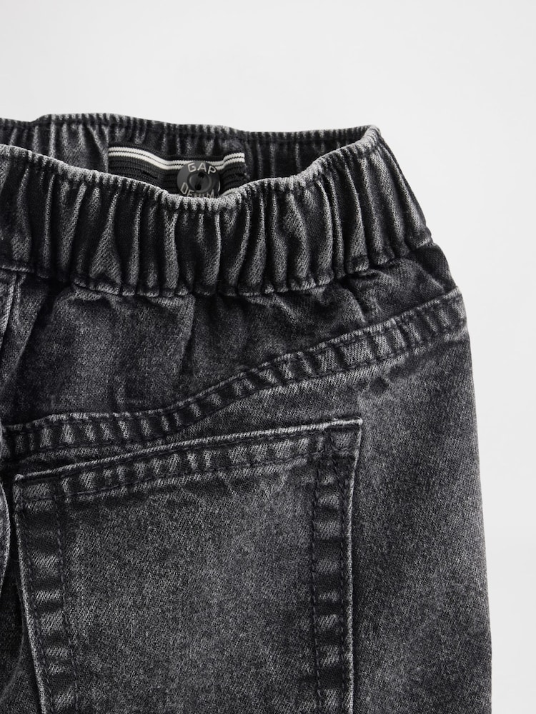 Gap Black Pull On Barrel Jeans (6mths-5yrs) (6mths-5yrs) - Image 5 of 5