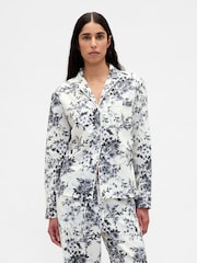 Gap White Poplin Pyjama Trousers - Image 1 of 5