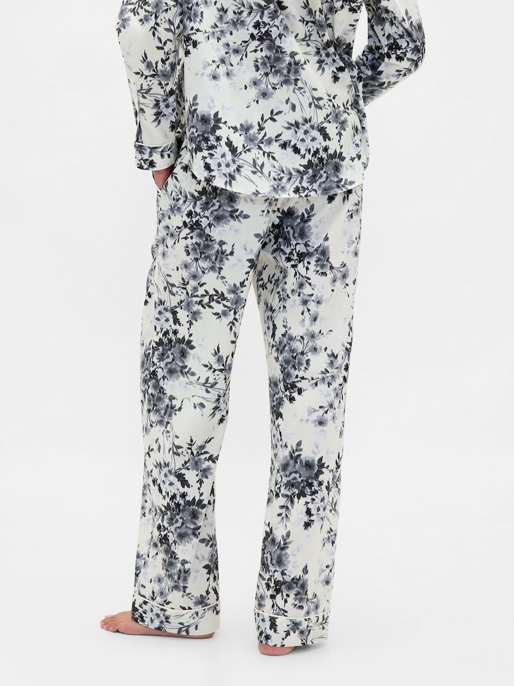 Gap White Poplin Pyjama Trousers - Image 2 of 5