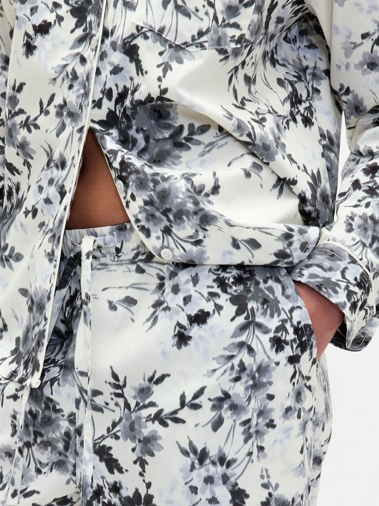 Gap White Poplin Pyjama Trousers - Image 5 of 5