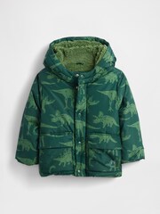 Gap Green Cosy Puffer Jacket (6mths-5yrs) - Image 1 of 2