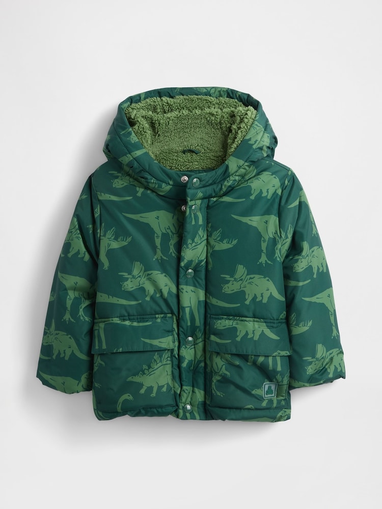 Gap Green Cosy Puffer Jacket (6mths-5yrs) - Image 1 of 2