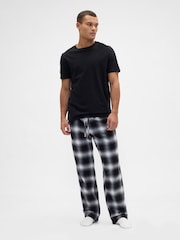 Gap Black Relaxed Flannel Pyjama Trousers - Image 2 of 4