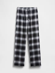 Gap Black Relaxed Flannel Pyjama Trousers - Image 4 of 4