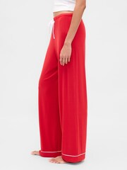 Gap Red Modal Pyjama Trousers - Image 3 of 5