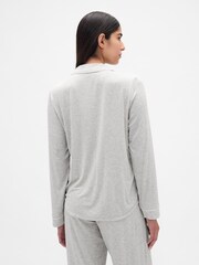 Gap Grey Modal Pyjamas Shirt - Image 2 of 3