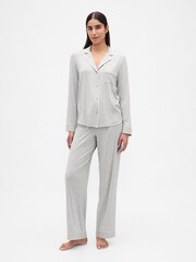 Gap Grey Modal Pyjamas Shirt - Image 3 of 3