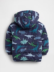 Gap Navy Blue Puffer Jacket (6mths-5yrs) (6mths-5yrs) - Image 2 of 3