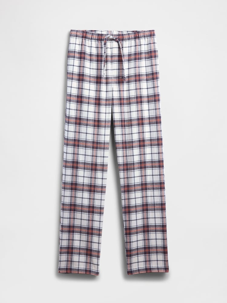 Gap White Flannel Pyjama Bottoms - Image 4 of 4