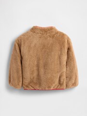 Gap Brown Lightweight Sherpa Reversible Jacket (6mths-5yrs) (6mths-5yrs) - Image 2 of 3
