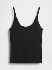 Gap Black Soft Touch Cropped Knit Vest Top - Image 1 of 1