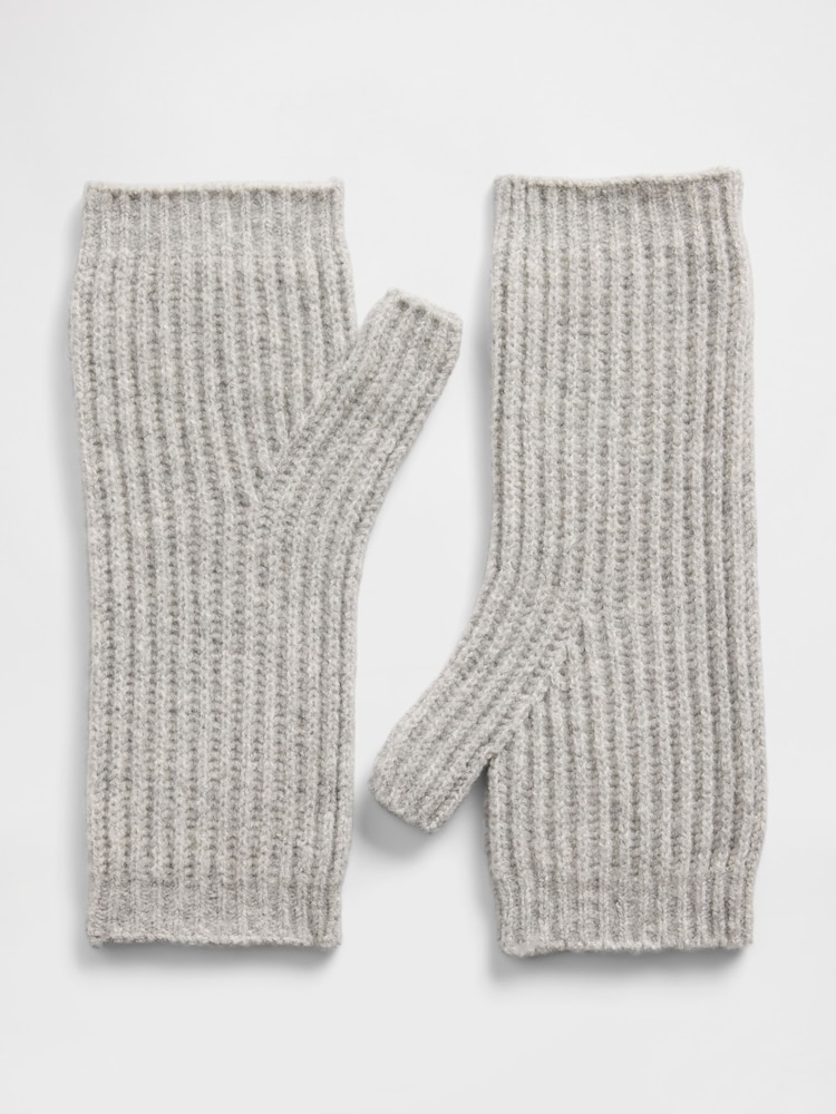 siva - Gap CashSoft Fingerless Mitten Gloves - Slika 1 iz 1