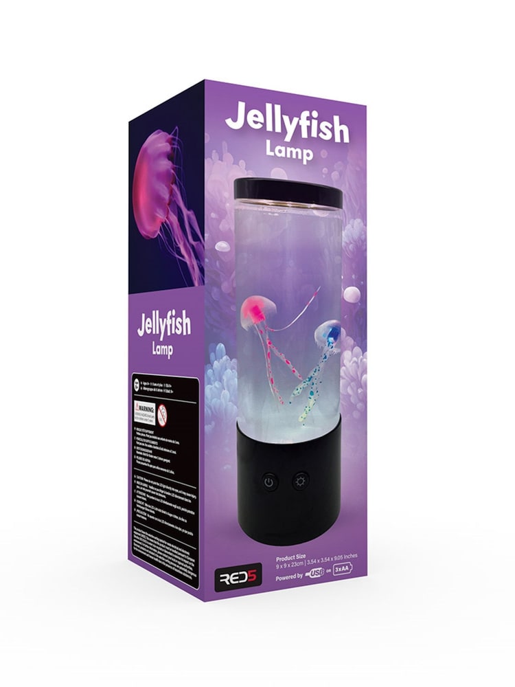 MenKind Clear Mini Round Jellyfish Lamp - Image 4 of 4