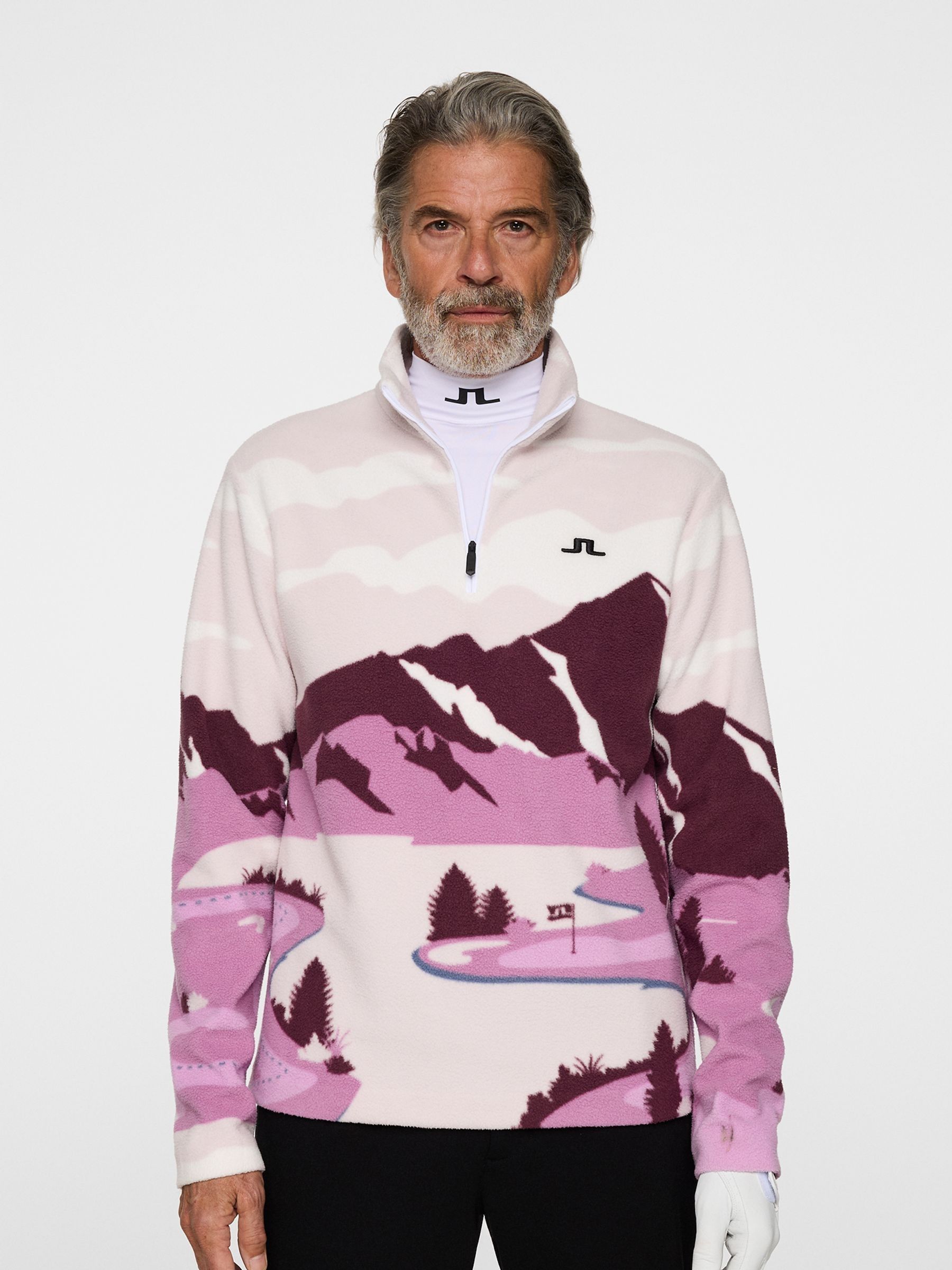 Buy J.Lindeberg Purple Ski Sammie Pile Jumper from the Next UK