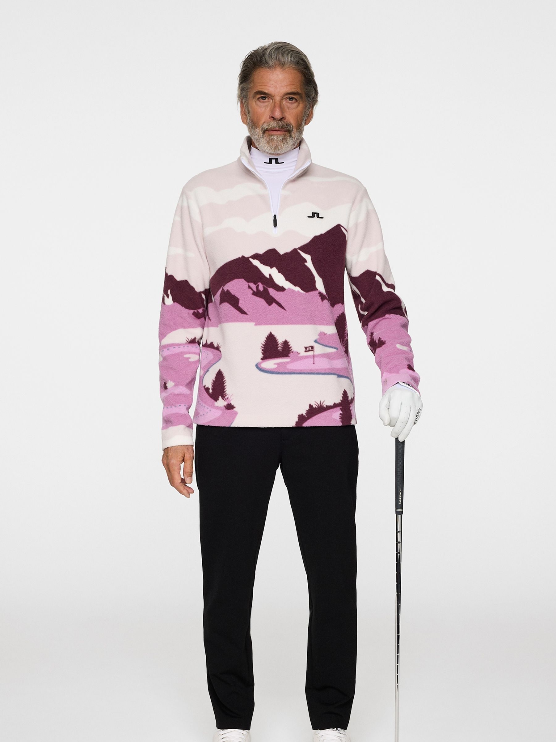 Buy J.Lindeberg Purple Ski Sammie Pile Jumper from the Next UK