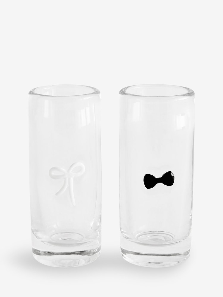 Set of 2 Mr and Mrs Shot Glasses Shot Glasses - Image 1 of 1