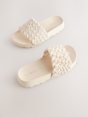 Ivory Pearl Look Sliders - Image 1 of 5