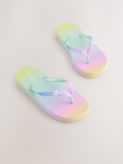 Rainbow Flip Flops - Image 1 of 5