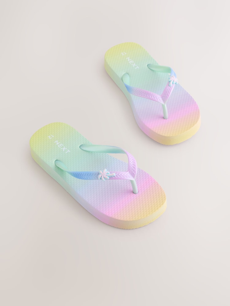Rainbow Flip Flops - Image 1 of 5 Rainbow Flip Flops - Image 1 of 5