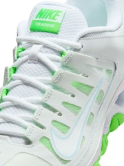 Nike White/Green Reax 8 TR Gym Trainers - Image 10 of 11