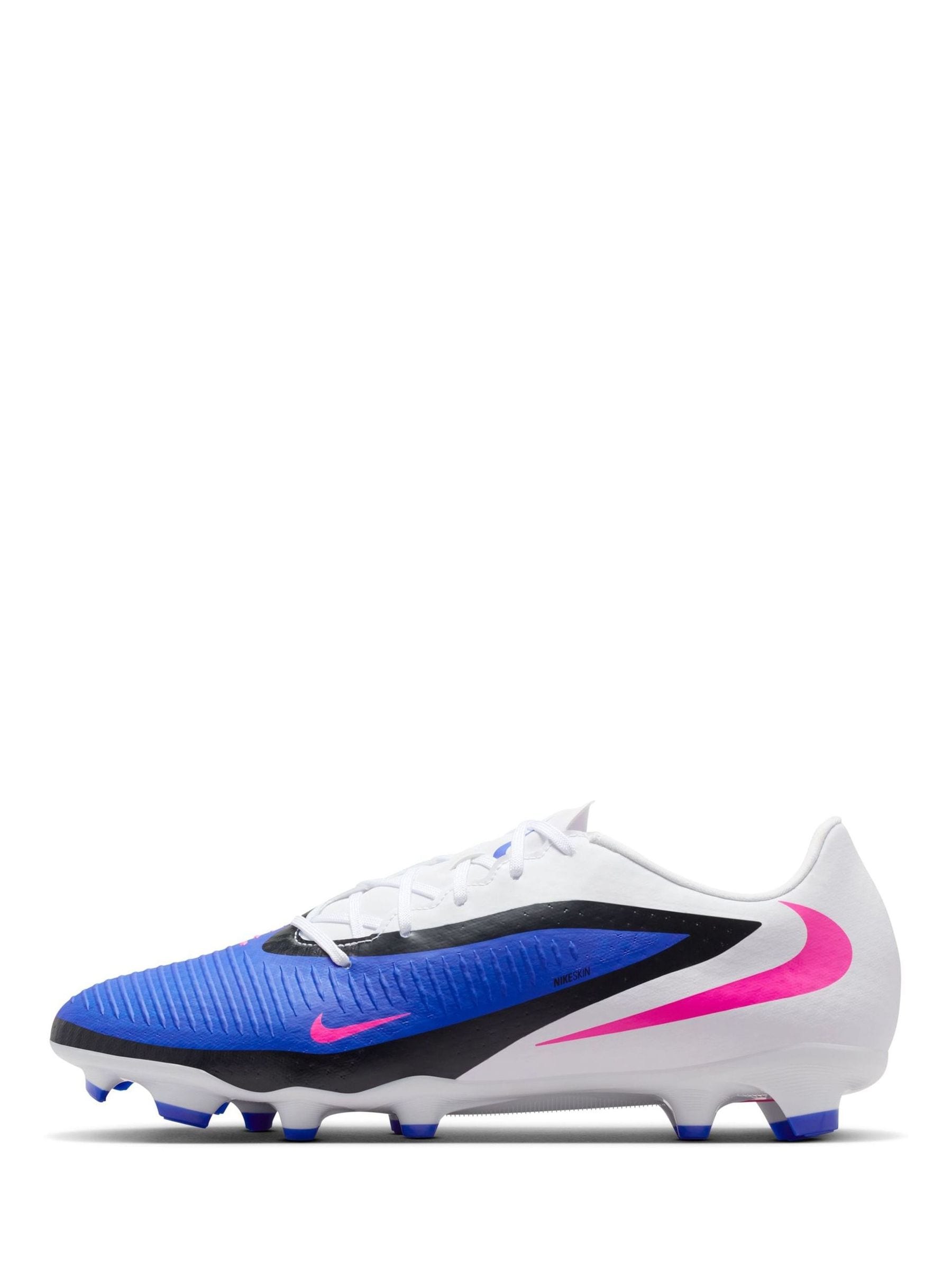 Buy Nike Blue/White Phantom Academy Multi Ground Football Boots
